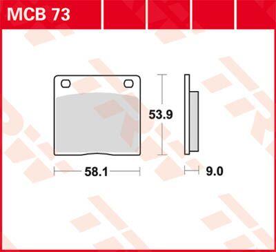 TRW All Round Sintered Metal Brake Pads For Suzuki GS 1000 E 1978-1980 Rear