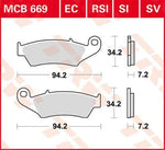 TRW RSI Series Sintered Race Brake Pads For Honda CR125 1995-2007 Front