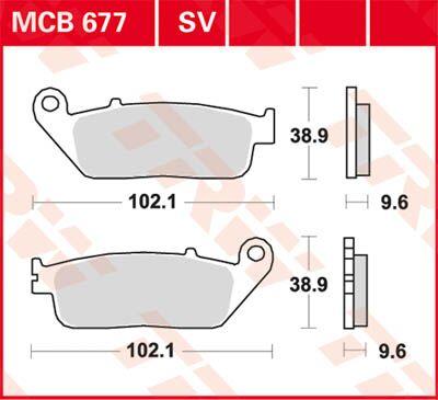 TRW All Round Sintered Metal Brake Pads For Honda CB500F 2013-2023 Front