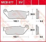 TRW All Round Sintered Metal Brake Pads For Honda CB500F 2013-2023 Front