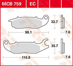 TRW All Round Sintered Metal Brake Pads For Honda ANF 125 Innova 2007-2012 Front