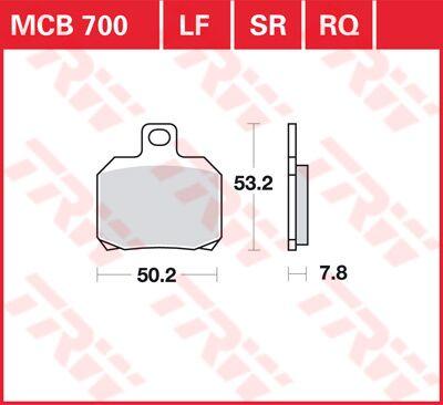 TRW All Round Sintered Metal Brake Pads For Ducati 1098 2007-2008 Rear