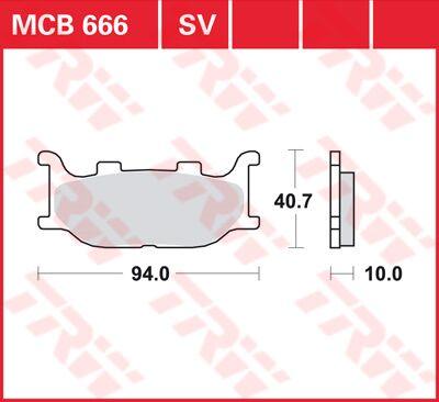 TRW All Round Sintered Metal Brake Pads For Yamaha FZ6 600 N 2004-2007 Front