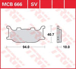 TRW All Round Sintered Metal Brake Pads For Yamaha FZ6 600 N 2004-2007 Front
