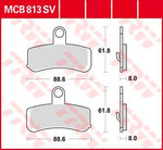 TRW SV Series Sintered Brake Pads For Harley Davidson FLD 1690 Dyna Switchback 2012-2013 Front