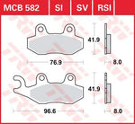 TRW All Round Sintered Metal Brake Pads For Triumph America 800 2002-2006 Rear