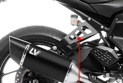 LeoVince Footpeg Removal Kit For Yamaha MT-07 ABS 2025-2026 - Black