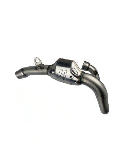 HGS High Performance Front Pipe For Ducati Desmo 450 MX 2026 - Stainless Steel
