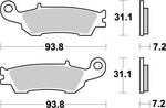 Moto Master Nitro Brake Pads For Yamaha WRF250 2017-2019 & 2021-2024 Front