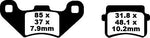 EBC R Series Heavy Duty Sintered Brake Pads For Mh Duna 125 2013 Front