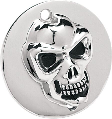 Drag Specialties 3-D Skull Points Cover For Harley Davidson XLCH 1000 1972-1978 - Chrome