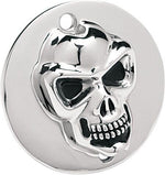 Drag Specialties 3-D Skull Points Cover For Harley Davidson XLCH 1000 1972-1978 - Chrome