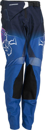 Moose Racing Youth Agroid Pants - Black/Blue/Pink