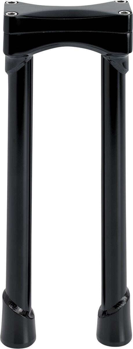 Biltwell Murdock O S Risers 30.5 cm (12") - Black Satin