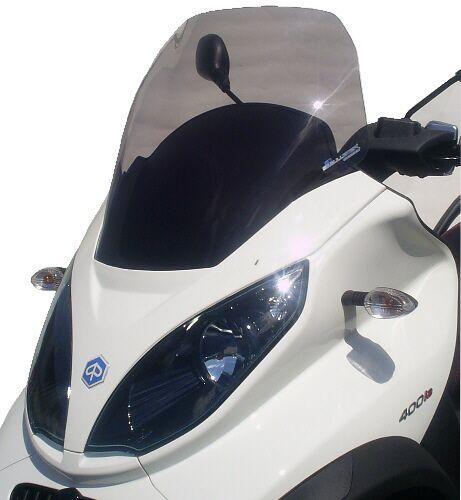Bullster Windshield Windscreen For Piaggio MP3 125 2007-2008 62 cm (24-1 2") - Black Smoke