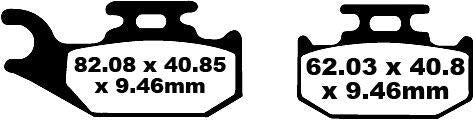EBC TT Sport Carbon Fusion Brake Pads For Triumph America 865 2011-2012 Front