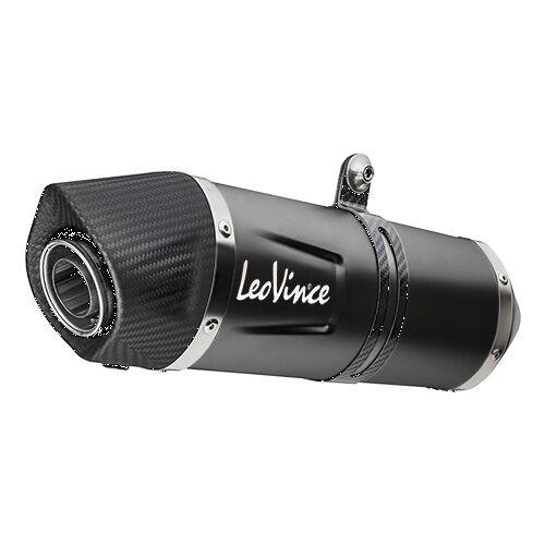 LeoVince LV One Evo Black Edition Full Exhaust System For Yamaha MT-125 ABS 2021-2026 - Ceramic Black