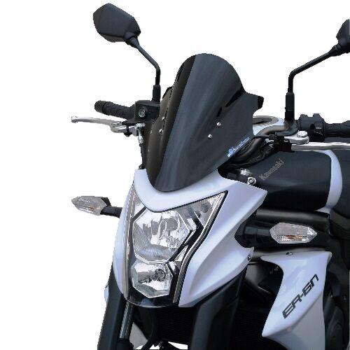 Bullster Windshield Windscreen For Kawasaki ER-6N 650 2012-2016 31 cm (12-1 4") - Black Smoke