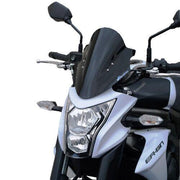 Bullster Windshield Windscreen For Kawasaki ER-6N 650 2012-2016 31 cm (12-1 4") - Black Smoke