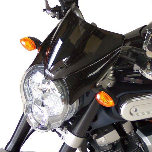 Bullster Windshield Windscreen For Yamaha MT-01 1700 2005-2012 23 cm (9") - Black Smoke