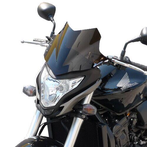 Bullster Windshield Windscreen For Honda CB600F 2011-2013 23.5 cm (9-1 4") - Grey Smoke