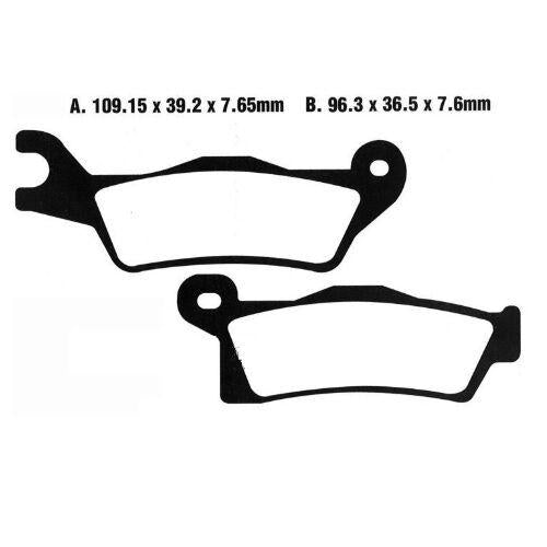Moto Master Nitro ATV Brake Pads For Can Am Outlander 1000 EFI 4x4 2012-2015 & 2019-2022 Front Right