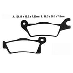 Moto Master Nitro ATV Brake Pads For Can Am Outlander 1000 EFI 4x4 2012-2015 & 2019-2022 Front Left
