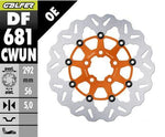 Galfer Floating Wave Brake Disc For Harley Davidson FLD 1690 2012-2013 - Orange - Rear