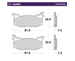 Moto Master RoadPRO Carbon Racing Brake Pads For Ducati Panigale V4 1100 ABS 2025-2026 Front Left/Right