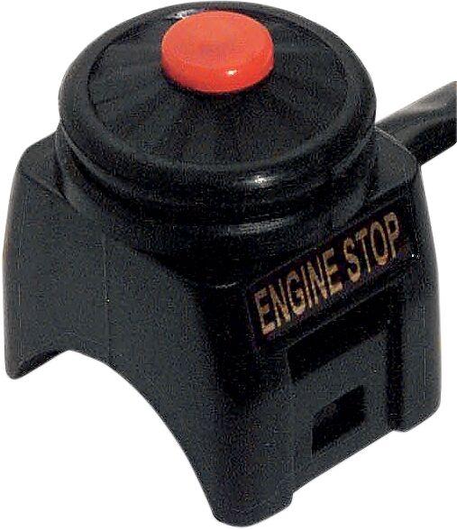 Emgo OEM Replacement Kill Switch For Kawasaki KDX250 1986-1995 - Black Red