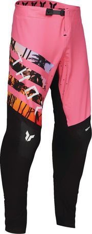 Thor Sportmode SD Pants - Black Orange Pink White