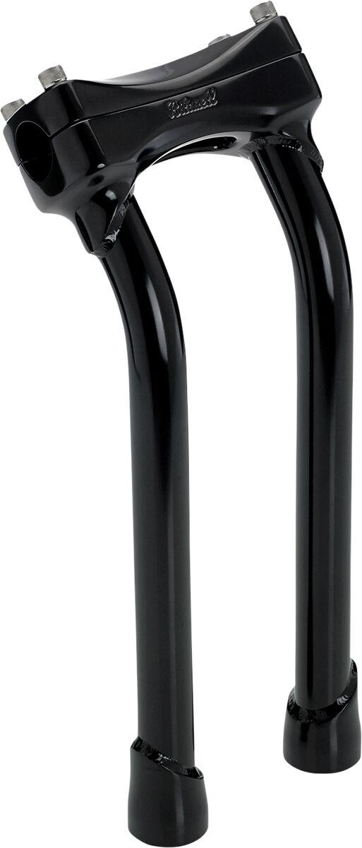Biltwell Murdock O S Risers 30.5 cm (12") - Black Satin