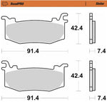 Moto Master Sintered Brake Pads For Ducati Panigale V4 1100 ABS 2025-2026 Front