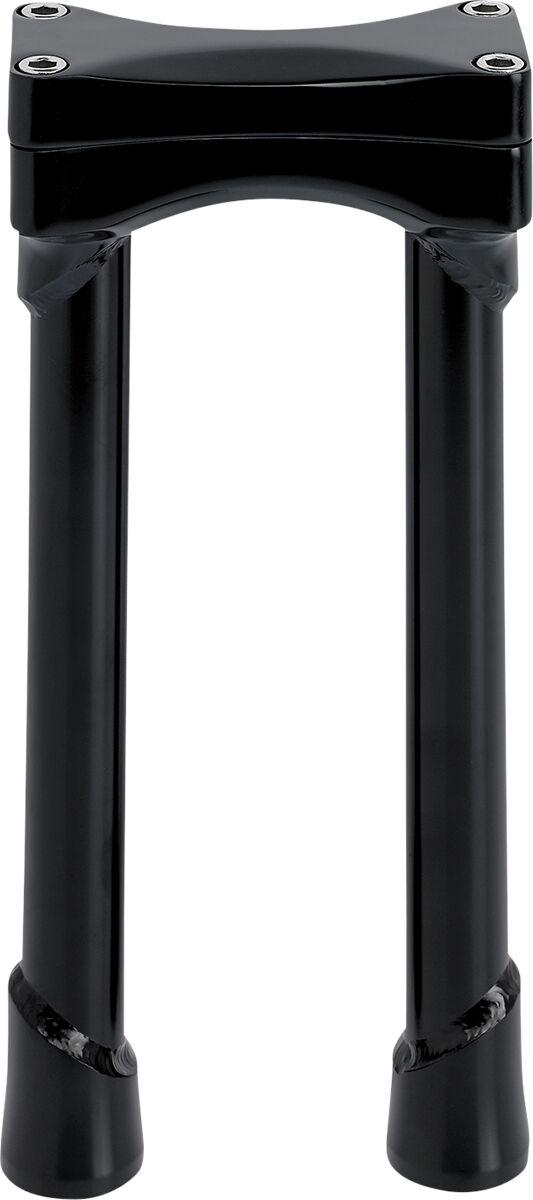 Biltwell Murdock O S Risers 25.5 cm (10") - Black Satin