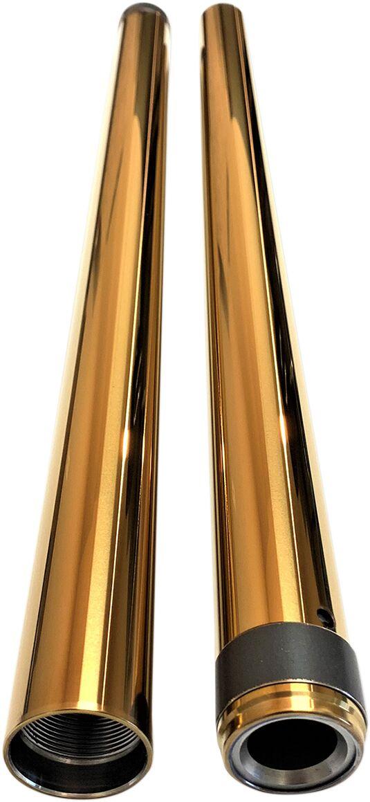 Pro-One Fork Tubes For Harley Davidson FXD 1584 2007-2010 27.50" - Gold
