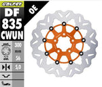Galfer Floating Wave Brake Disc For Harley Davidson FLD 1690 2012-2013 - Orange - Front