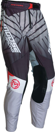 Moose Racing Sahara Pants - Black Dark Grey Light Grey White