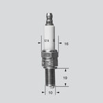 Champion Spark Plug For Harley Davidson FLHR 1750 2017-2019
