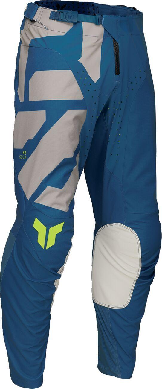 Thor Launchmode Forge Pants - Blue Fluorescent Yellow Light Grey