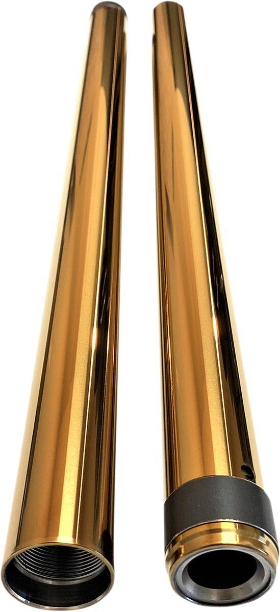 Pro-One Fork Tubes For Harley Davidson FLHR 1340 1997-1998 20.25" - Gold