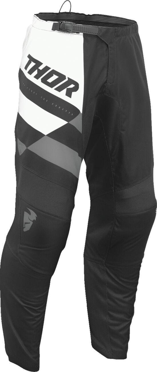 Thor Sector Checker Pants - Black Grey White