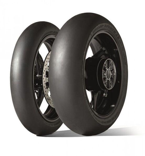 Dunlop GP Racer Slick D212 Rear Tyre Blackwall TL 200 55R17"