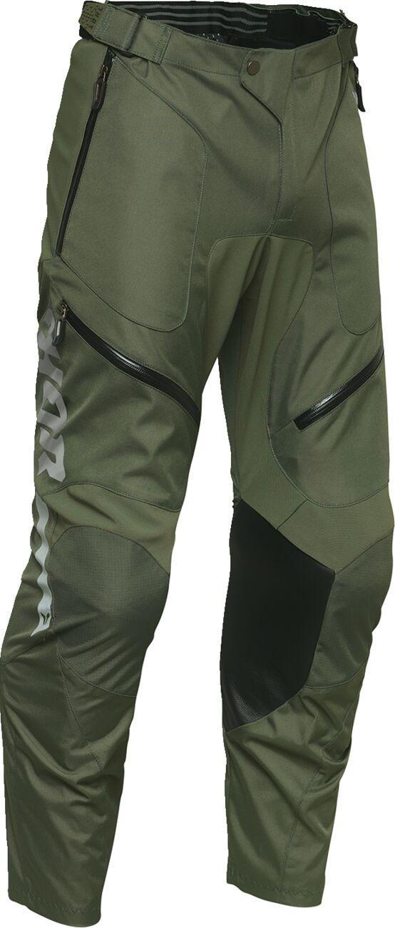 Thor Terrain In-the-Boot Pants - Charcoal Grey Military Green