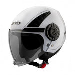 Axxis Metro Solid A0 Gloss Pearl White Helmet