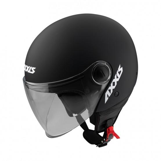 Axxis Square Solid A1 Matt Black Helmet