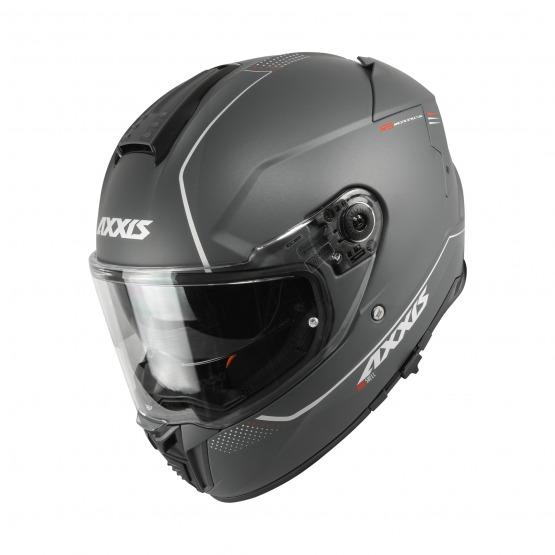 Axxis Hawk Evo SV Solid A2 Matt Titanium Helmet