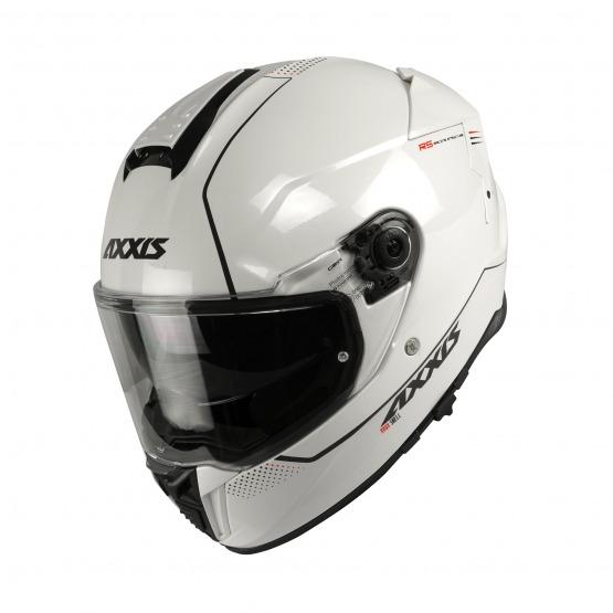 Axxis Hawk Evo SV Solid A0 Pearl Gloss White Helmet