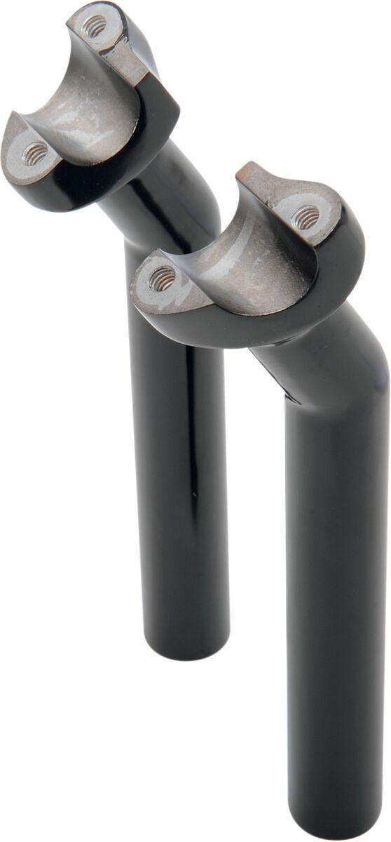 Drag Specialties Forged Aluminium Handlebar Riser 21.5 cm Rise - Black