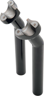 Drag Specialties Forged Aluminium Handlebar Riser 21.5 cm Rise - Black