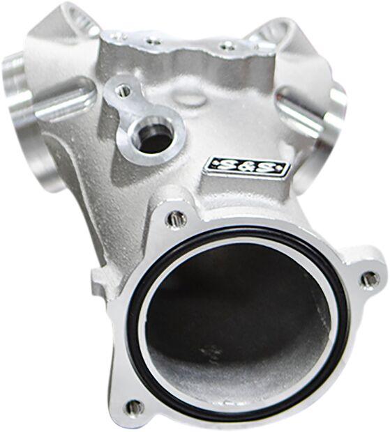 S&S Cycle 55mm Performance Intake Manifold For Harley Davidson FLDE 1750 2018-2020 - Silver